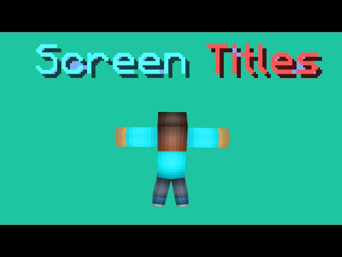 Bukkit Plugin Reviews: #2 Screen Titles (1.8)