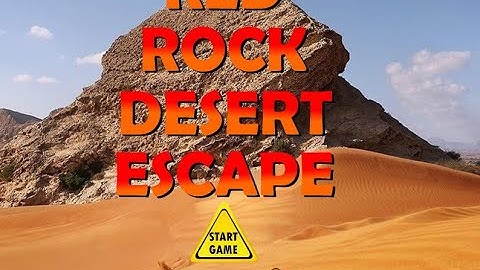 red rock desert escape video walkthrough