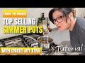 Easy DIY Simmer Pot Kit at Home | Cricut Joy Xtra DIY Stickers