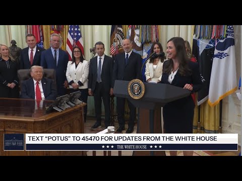 السيناتور الأمريكية كاتي بريت تنضم إلى الرئيس ترامب في الإعلان عن التلقيح الصناعي