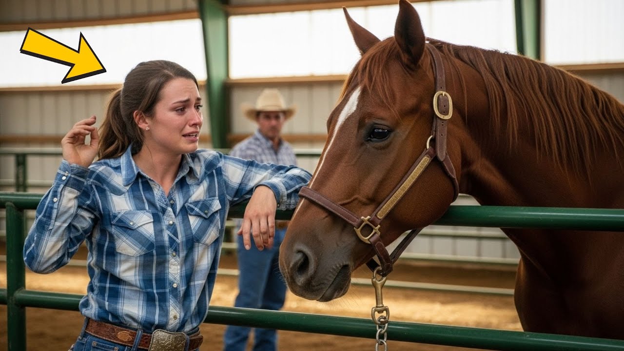 SOLO QUERÍA VER LA SUBASTA... HASTA QUE UN CABALLO HIZO QUE SU CORAZÓN SE DETUVIERA.