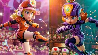 Peach Vs. Daisy - Mario Strikers: Battle League ⁴ᴷ Switch 2