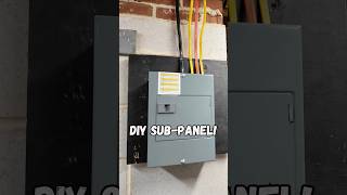Who needs an electrician when you’ve got a free Saturday and too much coffee? #diydad #SubPanel