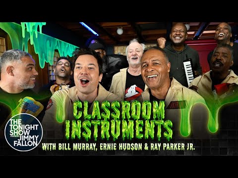 Ray Parker Jr., Bill Murray, Ernie Hudson, Jimmy & The Roots: "Ghostbusters" (Classroom Instruments)