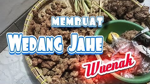 tutorial Membuat wedang jahe enak