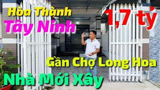 Bán nhà mới gần Chợ Long Hoa Tây Ninh giá 1 tỷ 700 triệu và 1 căn nhà nở hậu đường nhựa 10m giá rẻ