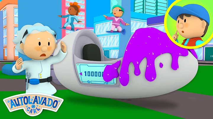 La Máquina Del Tiempo Del Dr. Toodleoo | El Autolavado de Carl | Caricatura Para Niños