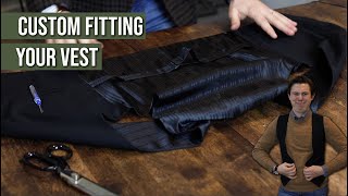How To Slim Down A Vest | Tailor Teaches