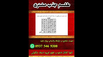 طلسم ثروت جذب مشتری و افزایش رزق و روزی 