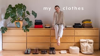 Extreme Minimalist Wardrobe (Everything I Own) | My Sustainable 4 Season Capsule