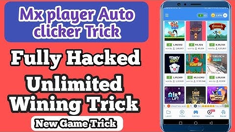 Mx player New game hack trick || Mx player Game hack trick 2021 || Mx player auto clicker trick