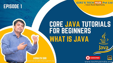 What is java | core java tutorial for beginners | live class lecture by Adinath Giri sir