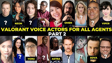 Valorant Voice Actor Name for All Agents 2022 [PART 2]