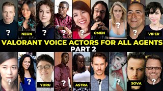 Valorant Voice Actor Name for All Agents 2022 [PART 2]