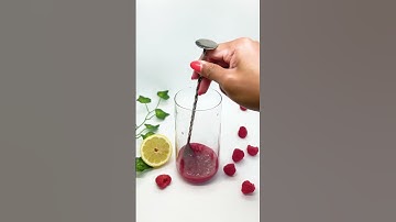 Healthy juice#raspberry #lemonade #summerdrink #summervibes #refreshingdrink