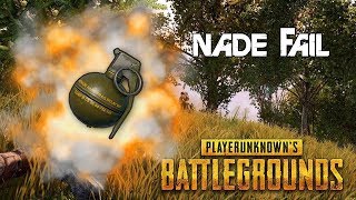 PUBG - Grenade Fail!