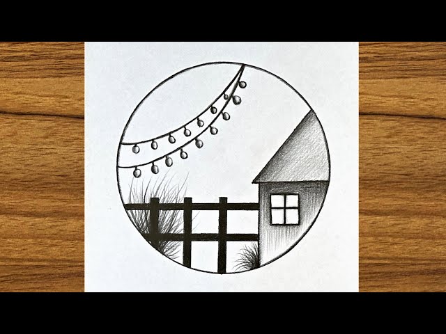 40 Simple Circle Drawing Ideas - Hobby Lesson | Circle drawing, Cool art  drawings, Art drawings simple