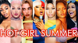 Hot Girl Summer (2020 Edition) - Megan, Nicki Minaj, Dua Lipa, Rihanna, Normani, Doja Cat, Saweetie Resimi