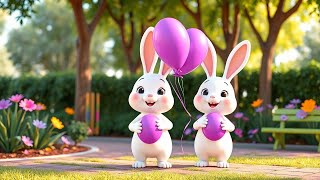 Blow your balloons up | balloon race | nursery rhymes and kids songs | mano's tune town