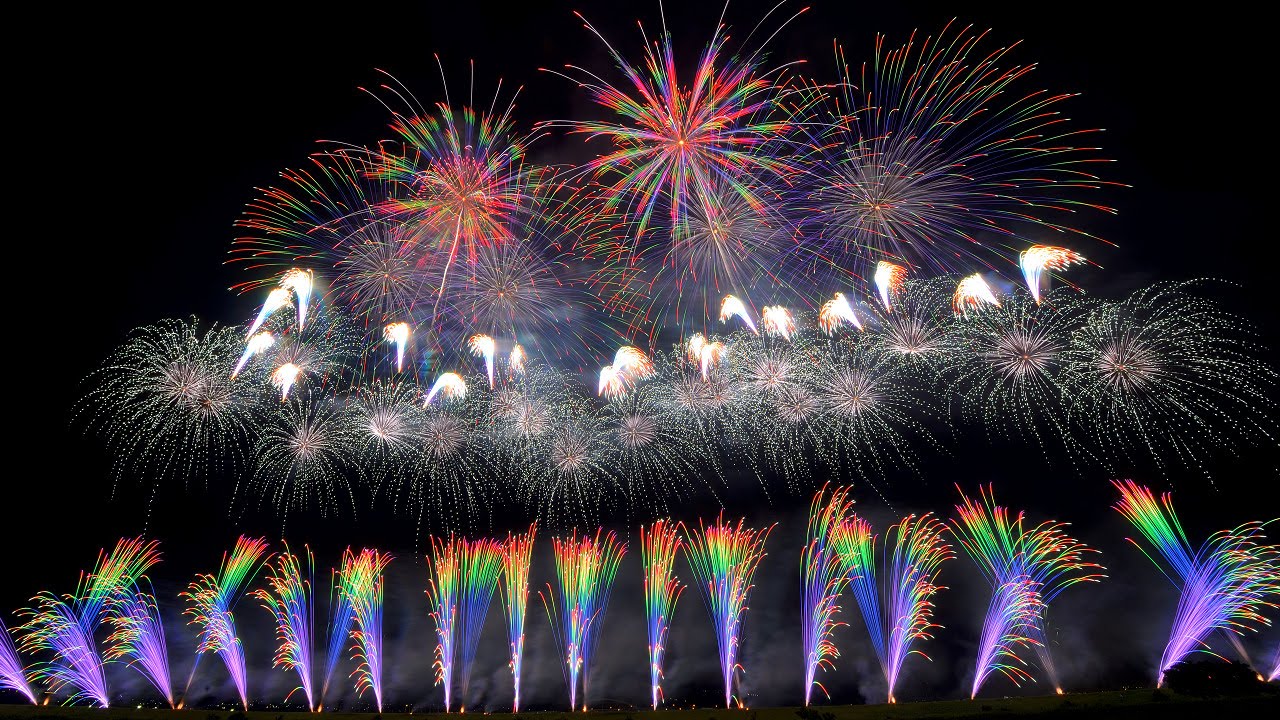 【4K】2016 神明の花火 グランドフィナーレ♪