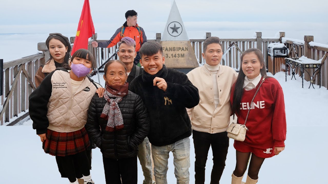 Hưng Vlog - Đưa Mẹ Bà Tân Vlog Du Lịch Sapa Ăn Đặc Sản Cá Hồi Cá Tầm Khổng Lồ