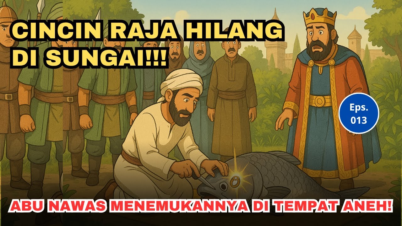 PENGANTAR TIDUR‼️Raja Kehilangan Cincin di Sungai… Abu Nawas Menemukannya di Tempat Tak Terduga!