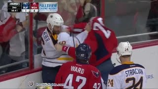Mike Weber vs Jason Chimera Mar 7, 2015
