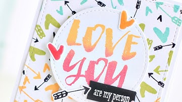 Creating Backgrounds with Small Stamps