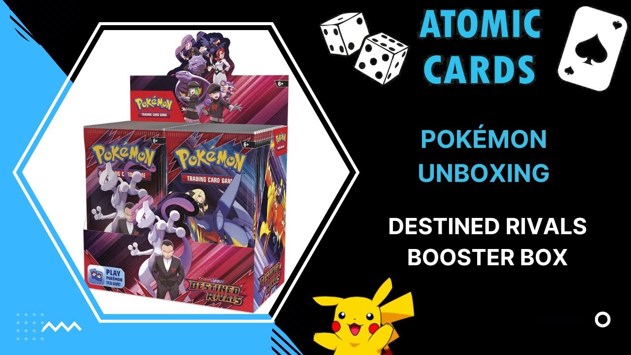 Pokmon Unboxing - Scarlet & Violet Destined Rivals Booster Box Pokmon Unboxing - Scarlet & Violet Destined Rivals Booster Box