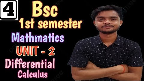 Unit - 2 | Bsc 1st semester mathmatics | Continuity | Differential calculus | #mjpru #Bsc #Maths