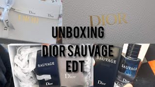 DIOR SAUVAGE UNBOXING🎁🎉