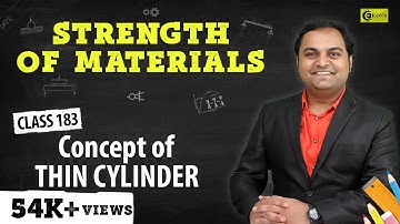 Introduction to Thin Cylinder - Thin Cylindrical and Spherical Shells - Strength of Materials