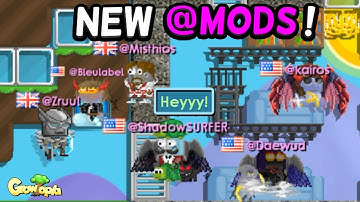 NEW @MODS in Growtopia!!