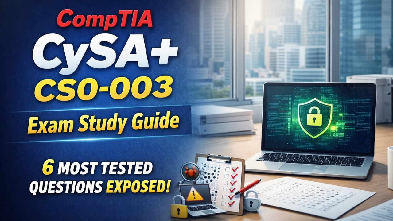 CompTIA CySA+ CS0 003 Study Guide PDF Free Domain Breakdown + Practice ...