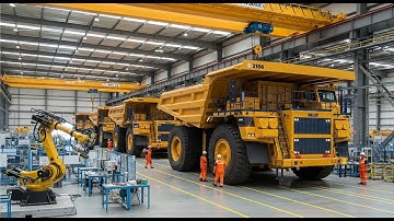 Inside the Million Dollar Factory that Produces Giant Mining Cars: (The Whole Process)
