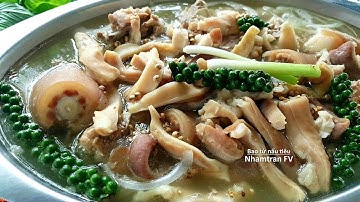 BAO TỬ NẤU TIÊU thơm giòn đậm đà cách làm đơn giản hơn mà rất ngon ai cũng nấu được |NhamtranFV