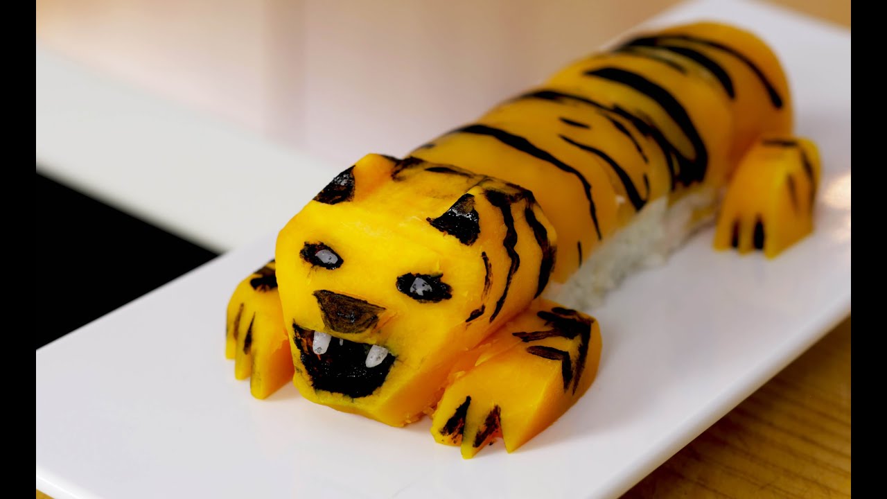 Tiger Sushi Roll Recipe | How To Make Sushi