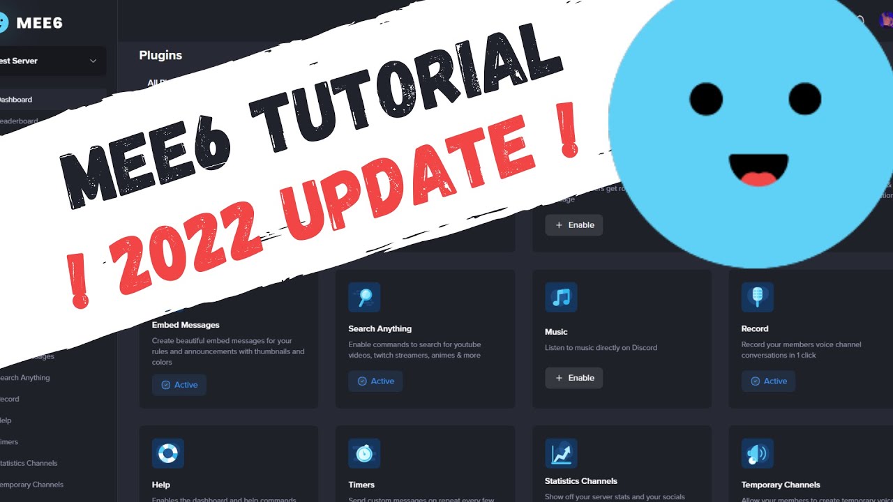 Mee6 Tutorial: How to use the Mee6 Dashboard on Discord?