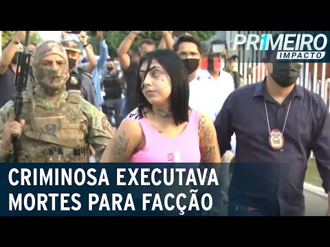 Criminosa “macabra” é presa após comandar mortes para facção | Primeiro Impacto (04/02/22)