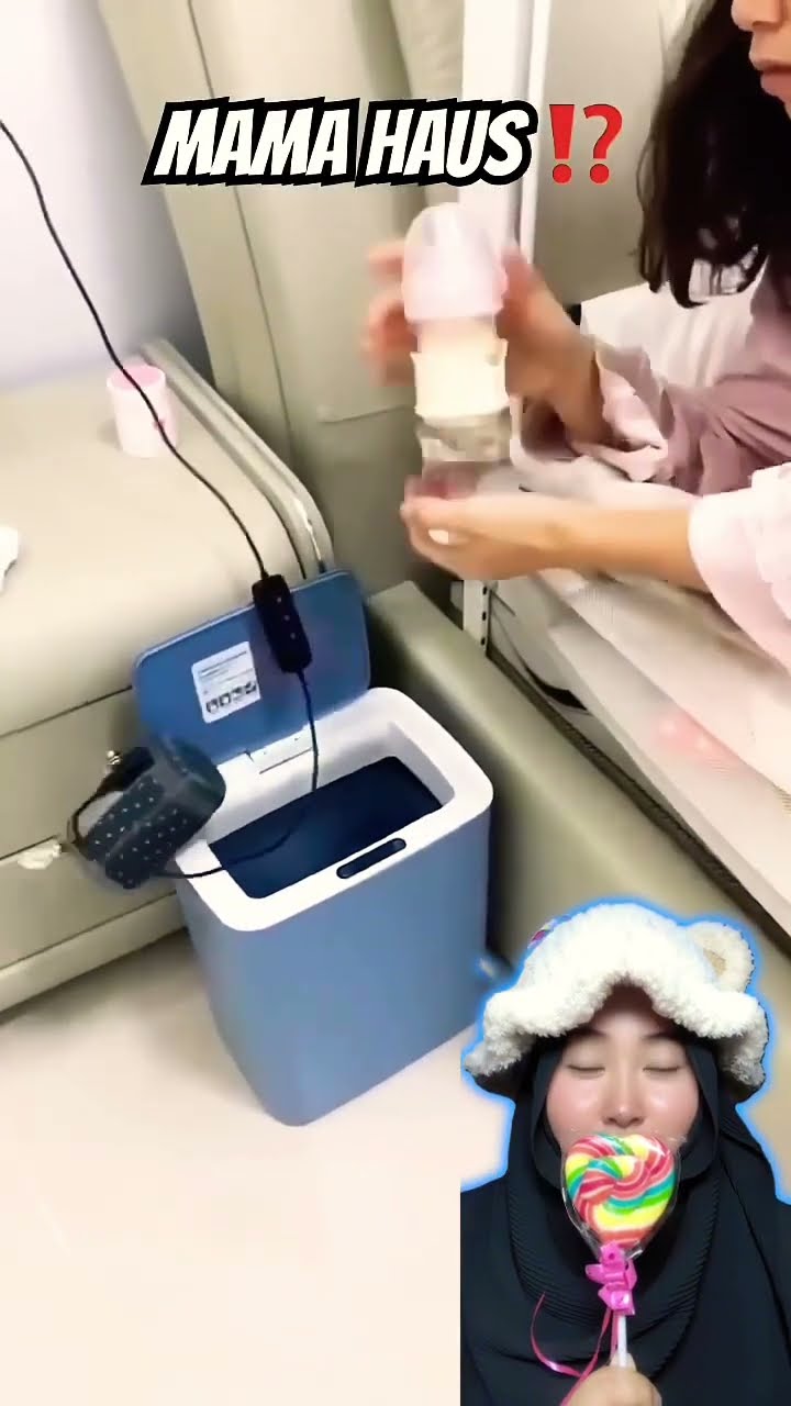 BOTOL DOT SUSU PRAKTIS ⁉️ SEKALI TEKAN LANGSUNG JADI ? @hanitiico.579 #shorts #funny #dubbing