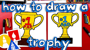 How To Draw A Trophy For Father's Day