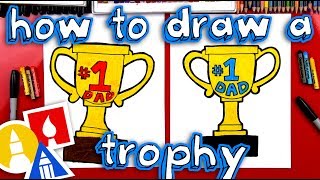 How To Draw A Trophy For Fathers Day
