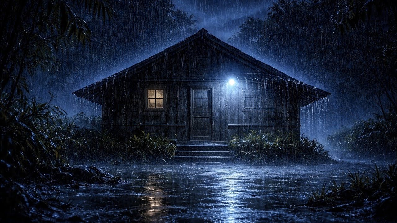 Goodbye Insomnia:Fall Asleep in Under 1 Minute with Rain on a Tin Roof. Relieve Insomnia and Anxiety