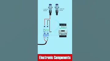 2 Wire Proximity Sensor Magnetic Contactor Connection #shots