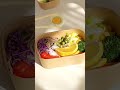 Salad &amp; Fruit Bowl#food  #bowl #fruit #salad #noodle #soup #paper #water #bowl