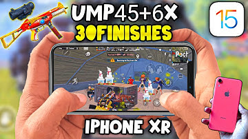 IPHONE XR iOS 15.3.1 BGMI/PUBG TEST 2022🔥I PHONE XR BGMI 30FINISHES GAMEPLAY | IPHONE XR 60FPS TEST