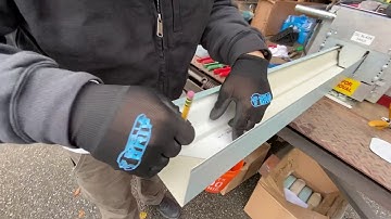 Hand cut outside miters