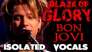 Bon Jovi - Blaze Of Glory - ISOLATED VOCALS - Analysis and Singing Lesson