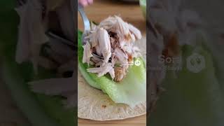Chicken Wrap Perfect for the Go! Diebeties Safe (Contact Doctor to see what U Can and Cant consume!)
