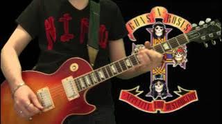 Guns N' Roses - Welcome To The Jungle (full guitar cover)